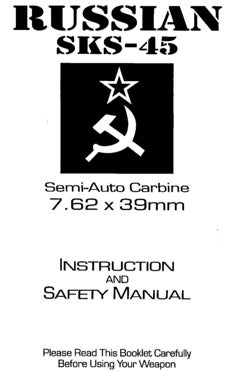 Russian Sks 45 Semi-Auto Carbine Manual-1