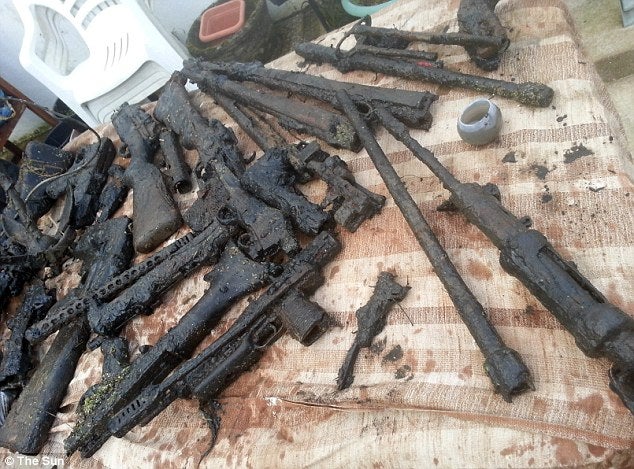 Teenager Finds 40+ Weapons In UK While Magnet Fishing