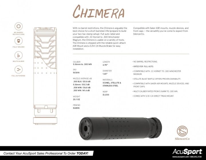 SilencerCo Chimera 300 AR15.COM