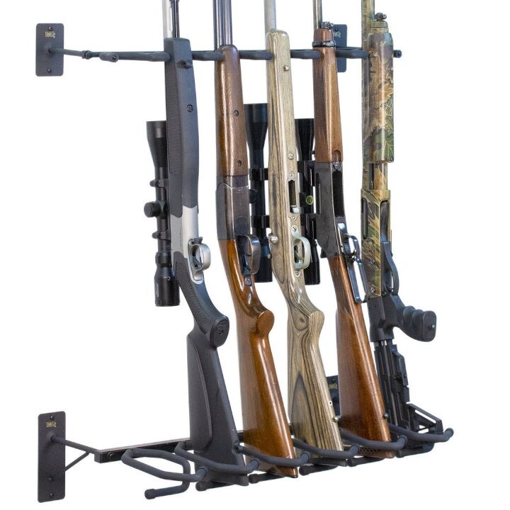 LIGHTNING REVIEW Hold Up Displays Vertical 6 Gun Rack The Firearm Blog