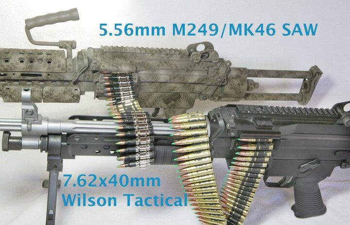 M249 SAW in 7.62x40mm WT / .300 AAC BLK / 7.62x39mm and 7.62x51mm ...