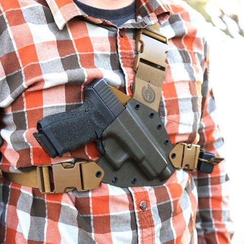 Gunfighters INC New and Improved Gen2 Kenai Chest Holsters -The Firearm ...