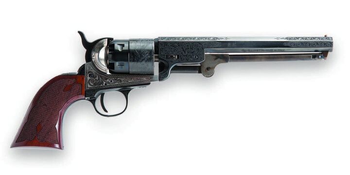 The 1851 Navy “Laser Engraved”.  Per Cimarron: Cimarron Firearms C...