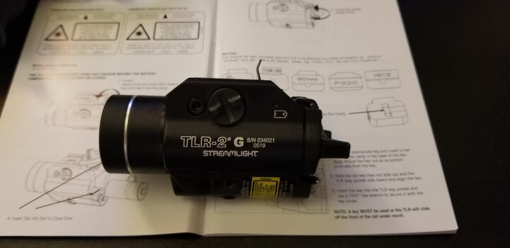 Combo Streamlight TLR-2G lampe + laser vert (300 lumens