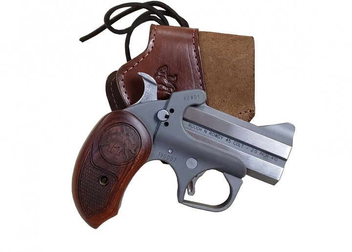 Bond Arms Grizzly 45 (Long) Colt/.410 3in Rosewood Pistol - 2 Rounds