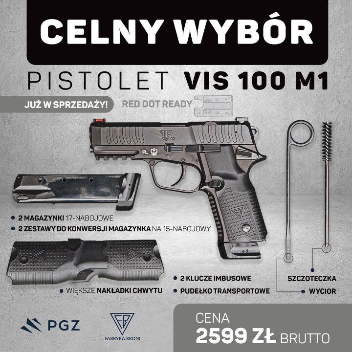 The Polish VIS 100 M1 (Ragun, PR-15) Pistol Is Coming To America