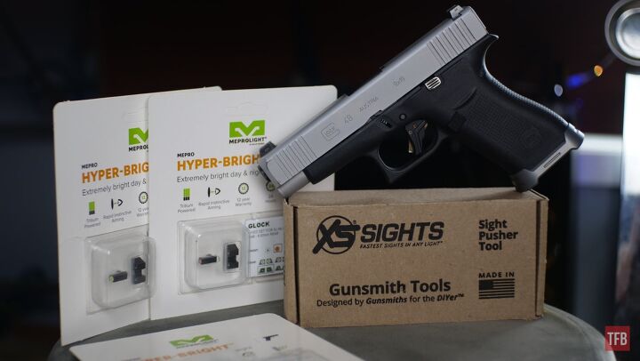 Pushing for Perfection: XS Sights DIY Sight Pusher Kit & Meprolight Hyper-Bright Sights – Glock 48